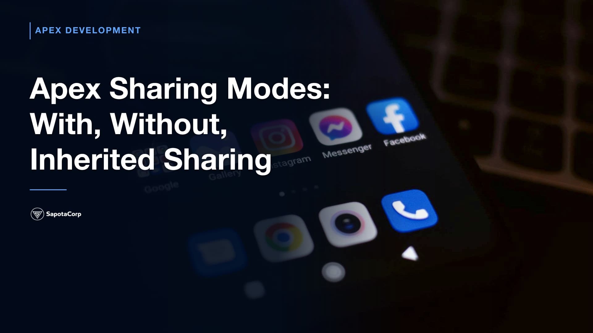Apex Sharing Modes: With, Without, Inherited Sharing