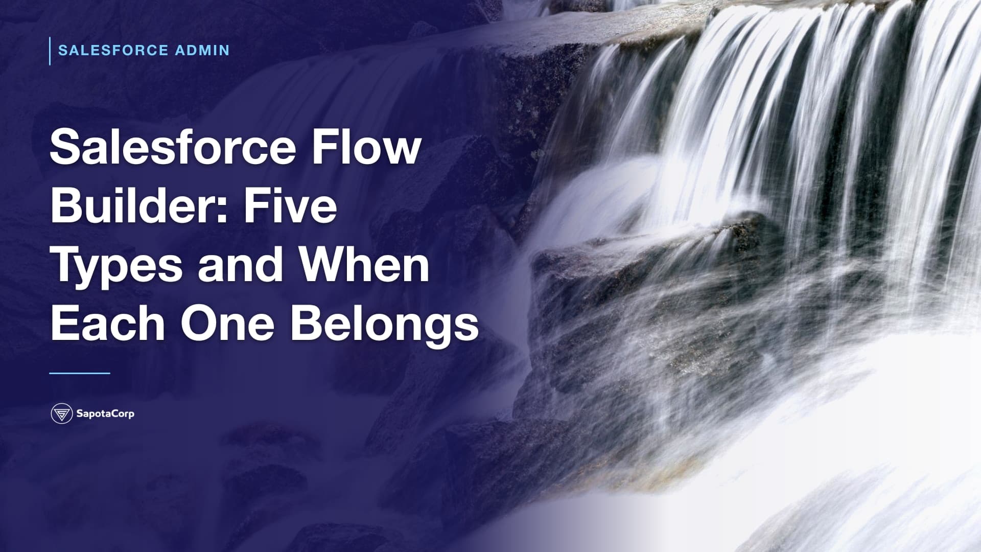 Salesforce Flow Builder: Five Types and When Each One Belongs