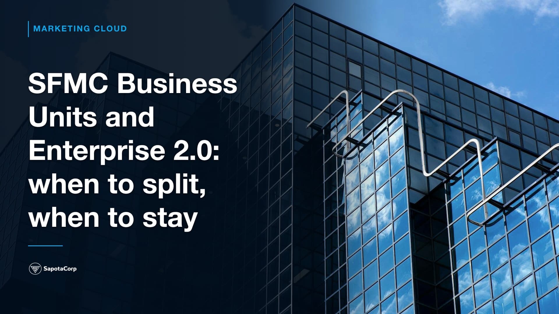 SFMC Business Units and Enterprise 2.0: when to split, when to stay