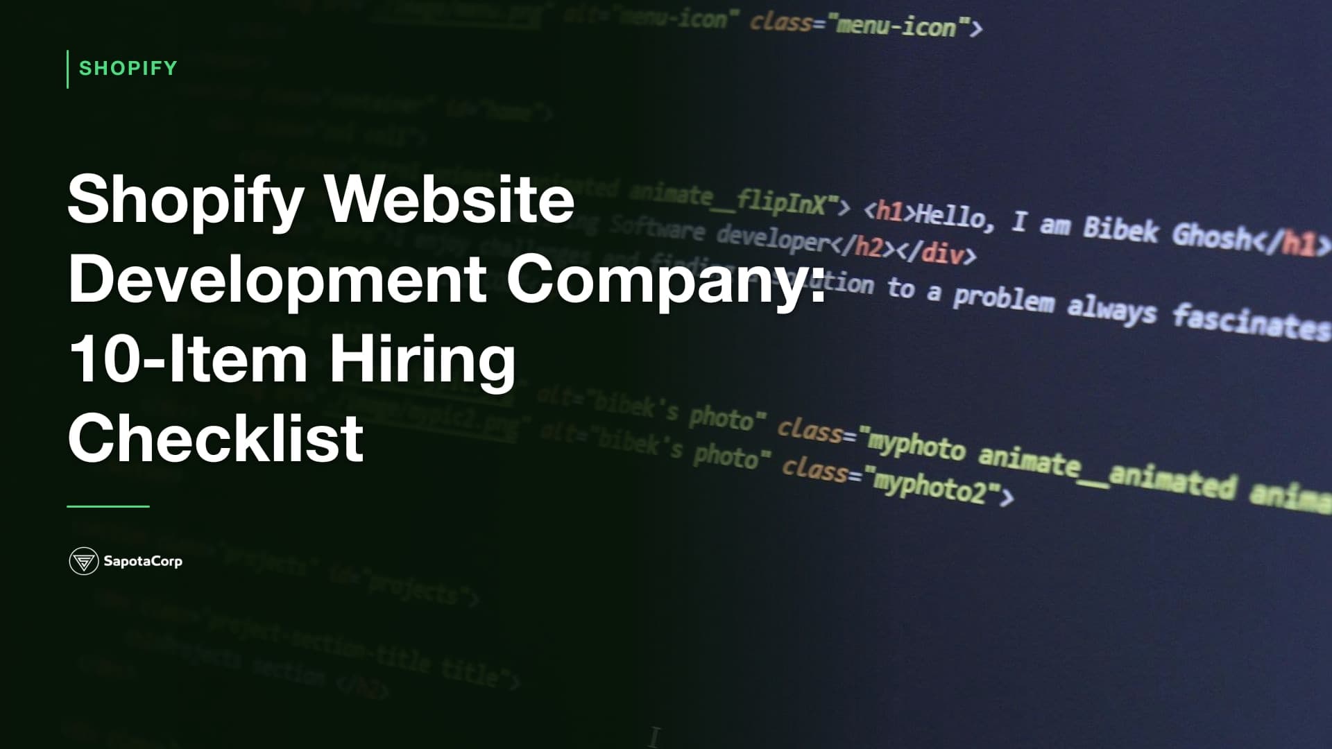 Shopify Website Development Company Hiring Checklist