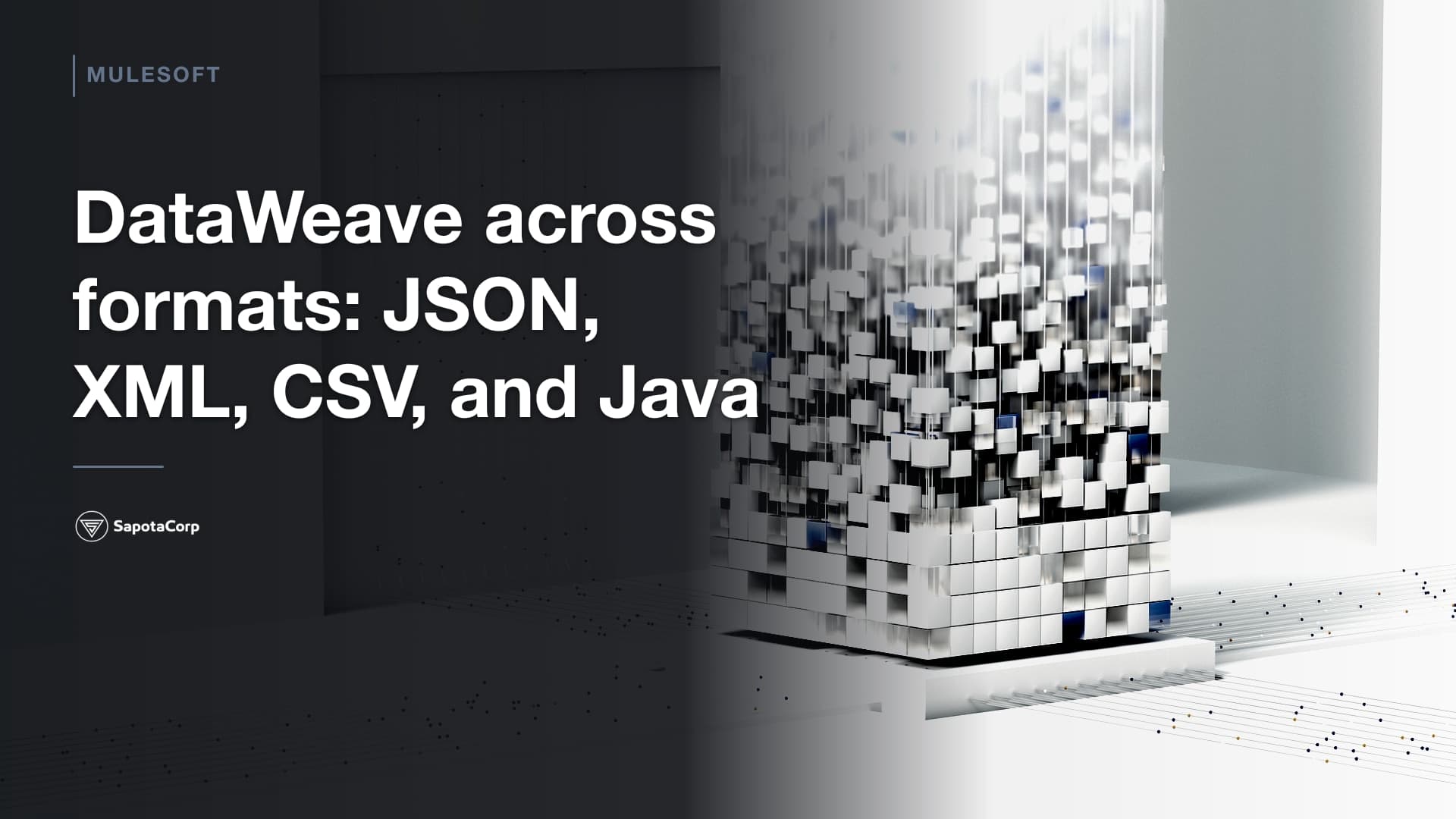 DataWeave across formats: JSON, XML, CSV, and Java