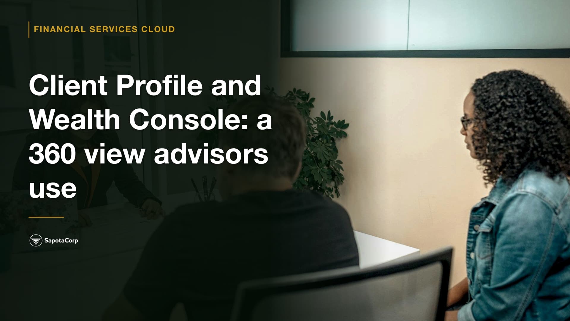 Client Profile and Wealth Console: a 360 view advisors use
