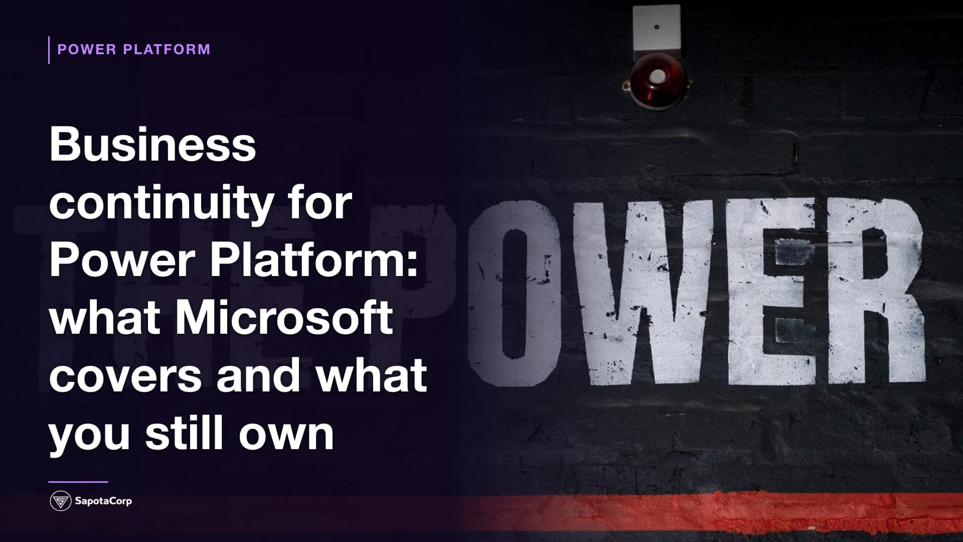 Business continuity for Power Platform: what Microsoft covers and what you still own
