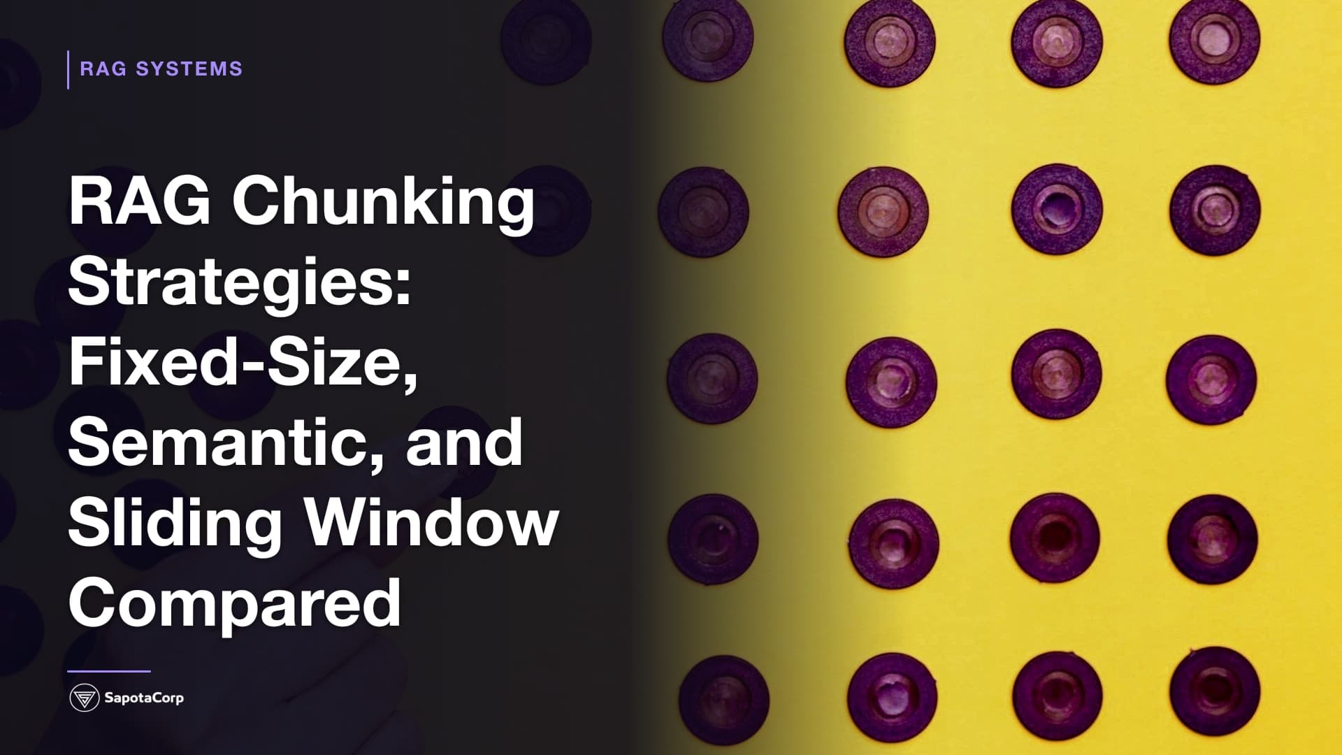 RAG Chunking Strategies: Fixed-Size, Semantic, and Sliding Window Compared