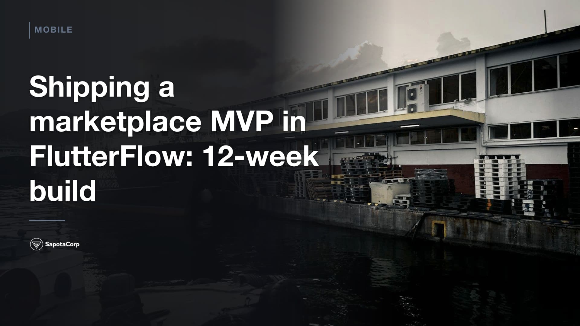 Shipping a marketplace MVP in FlutterFlow: 12-week build