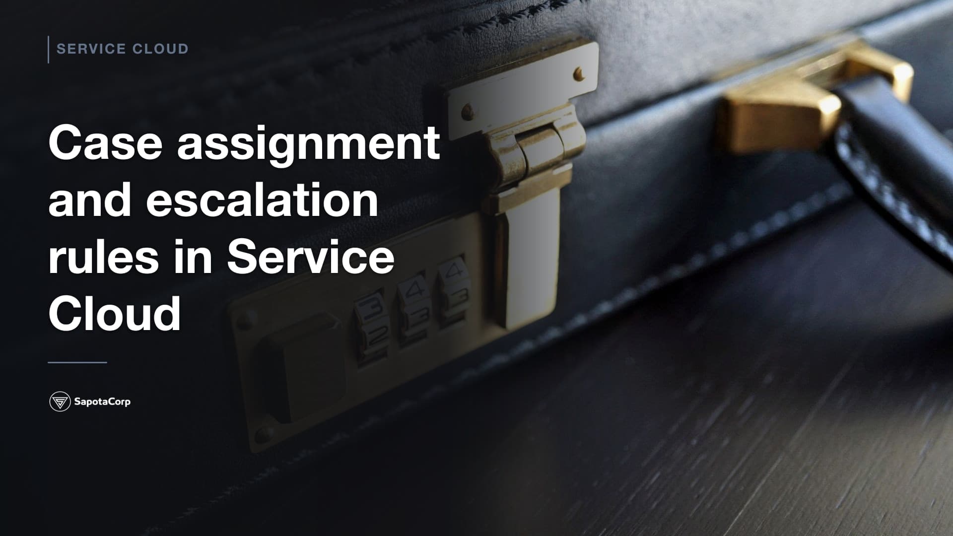 Case assignment and escalation rules in Service Cloud