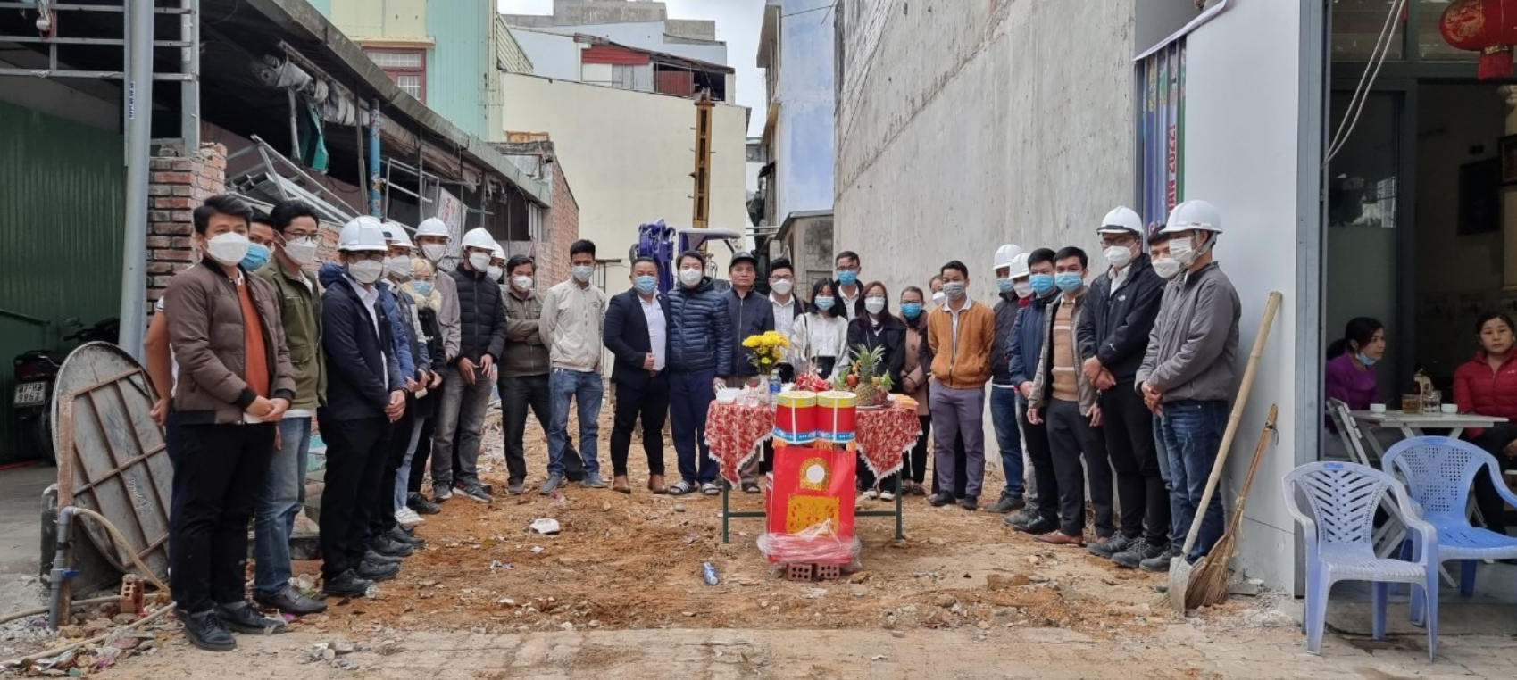 S-Building groundbreaking ceremony, Feb 2022