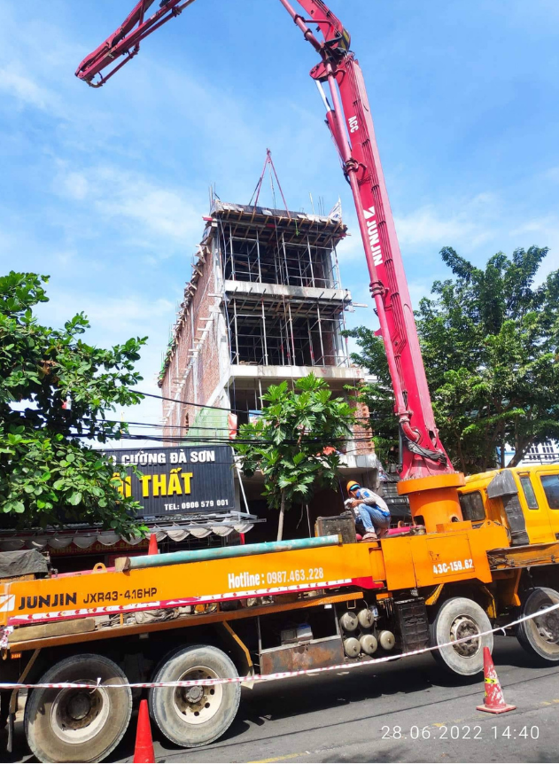 S-Building construction in progress, mid-2022