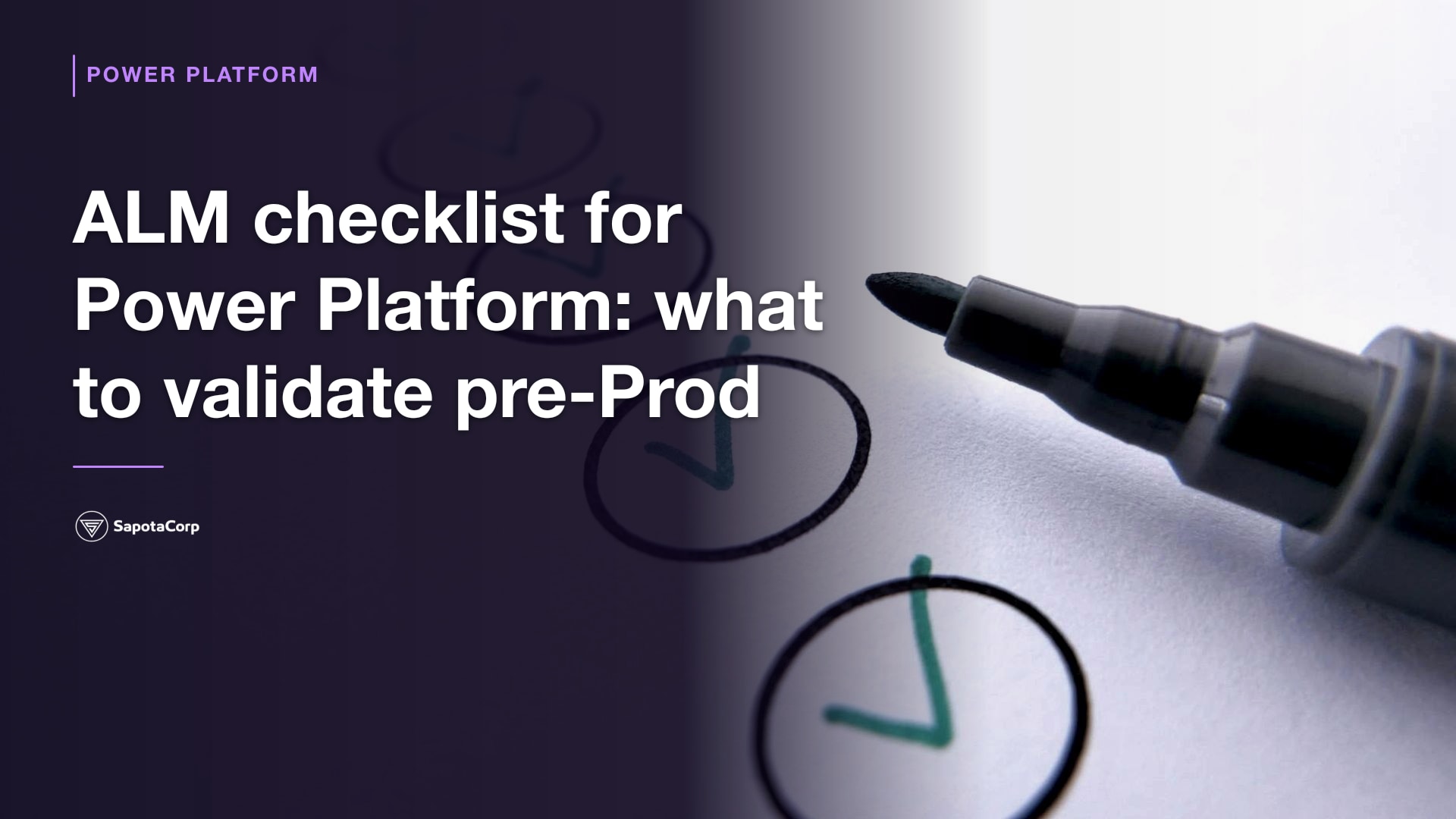 ALM checklist for Power Platform: what to validate pre-Prod