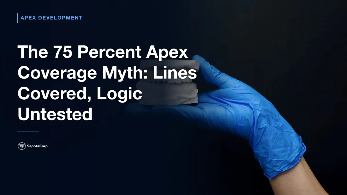 The 75 Percent Apex Coverage Myth: Lines Covered, Logic Untested
