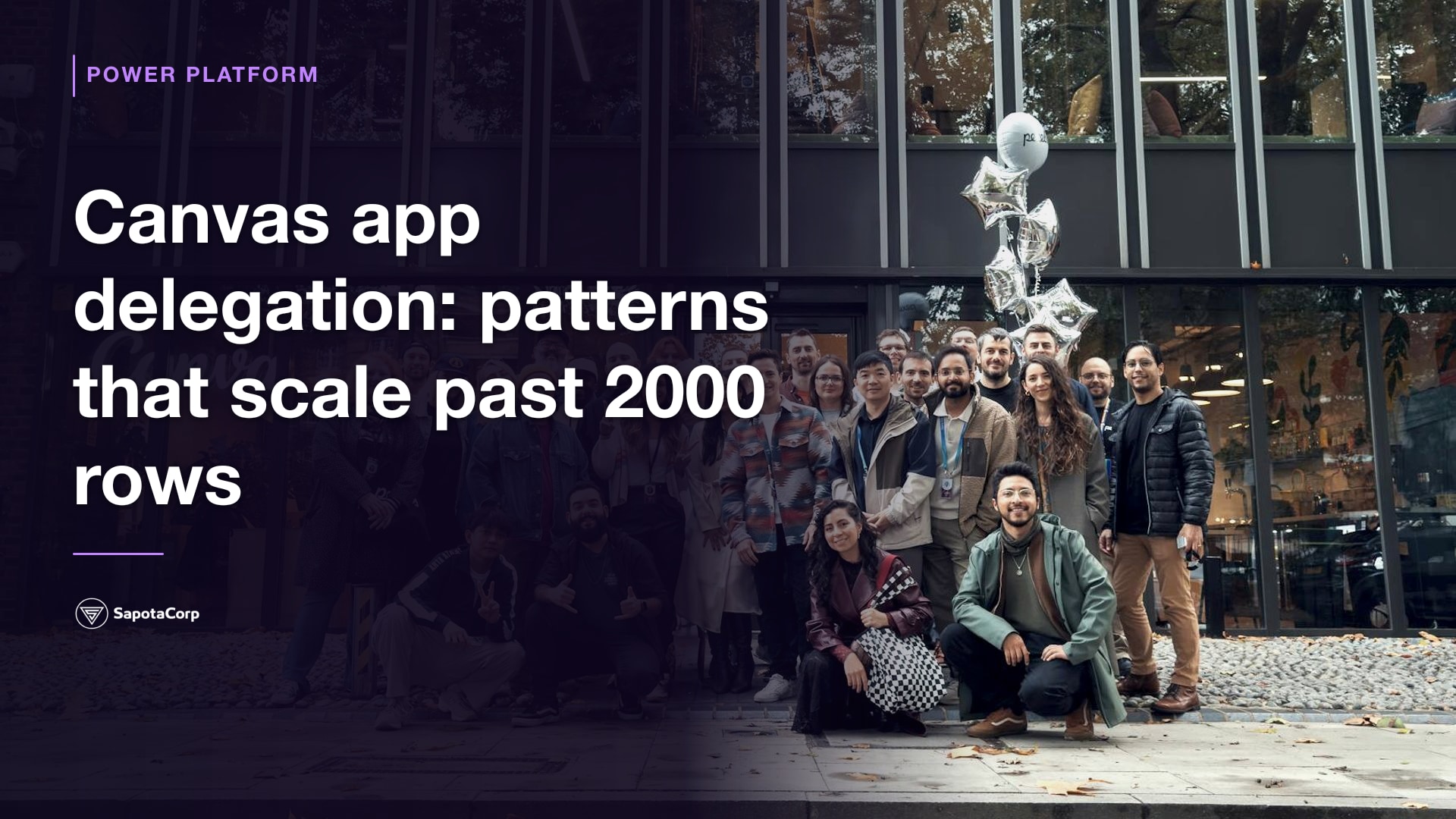 Canvas app delegation: patterns that scale past 2000 rows