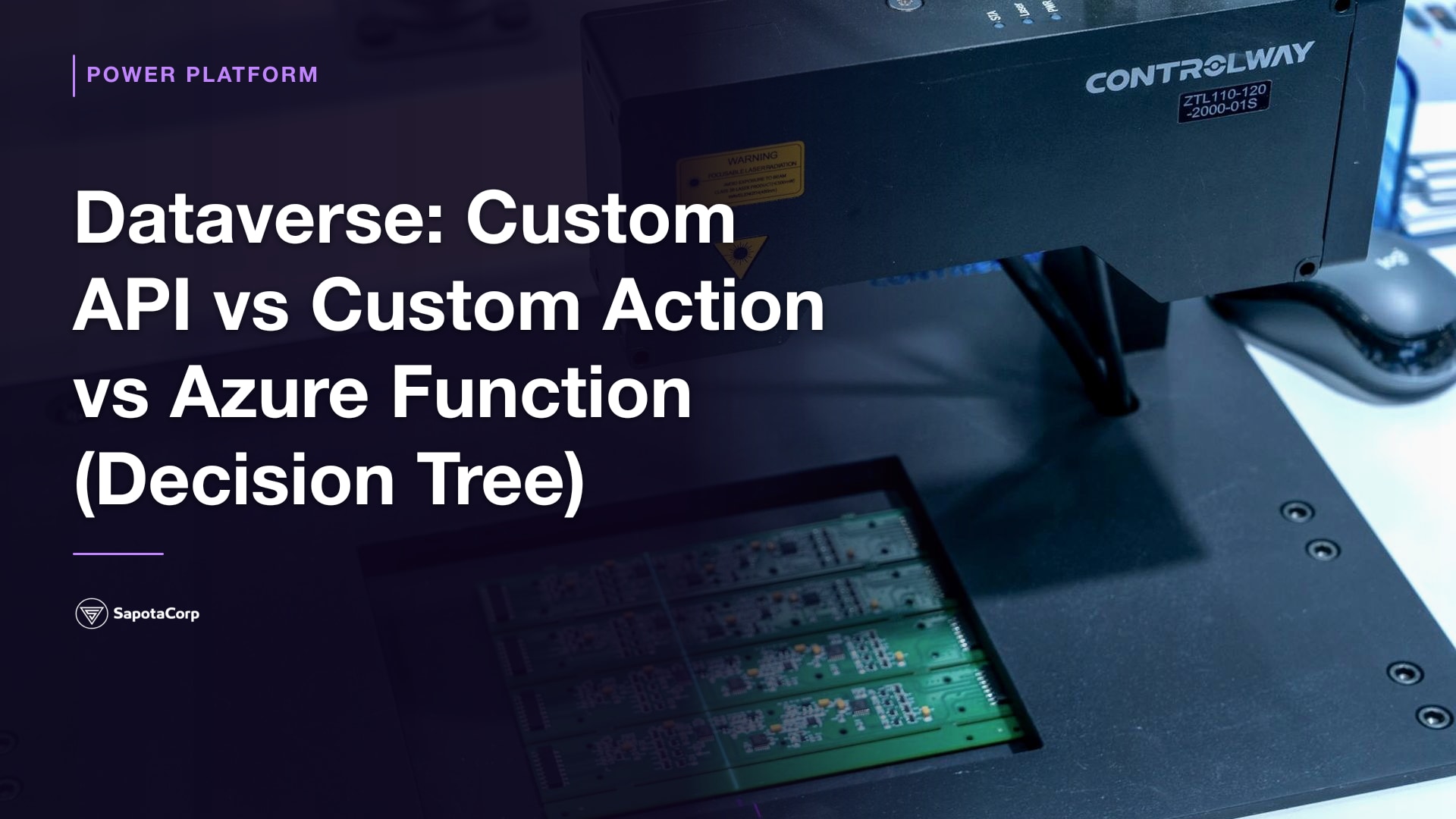 Dataverse: Custom API vs Custom Action vs Azure Function (Decision Tree)