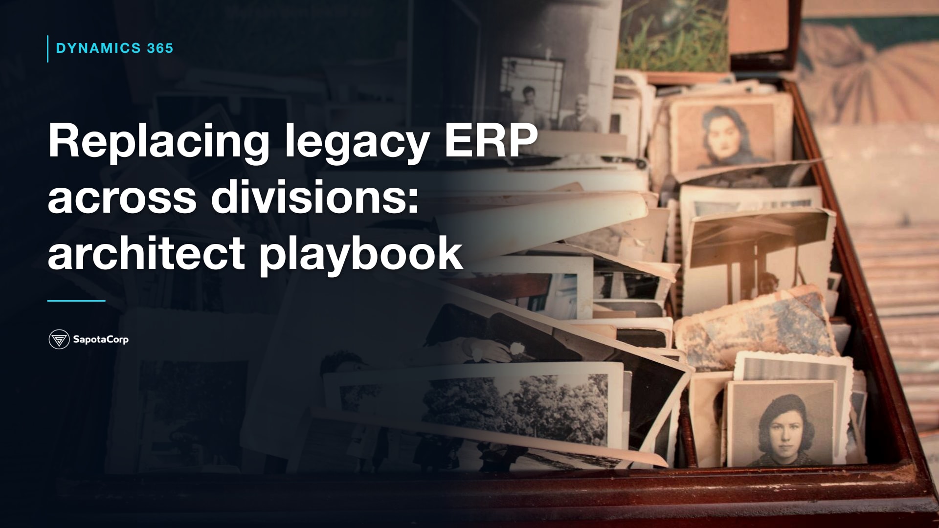Replacing legacy ERP across divisions: architect playbook