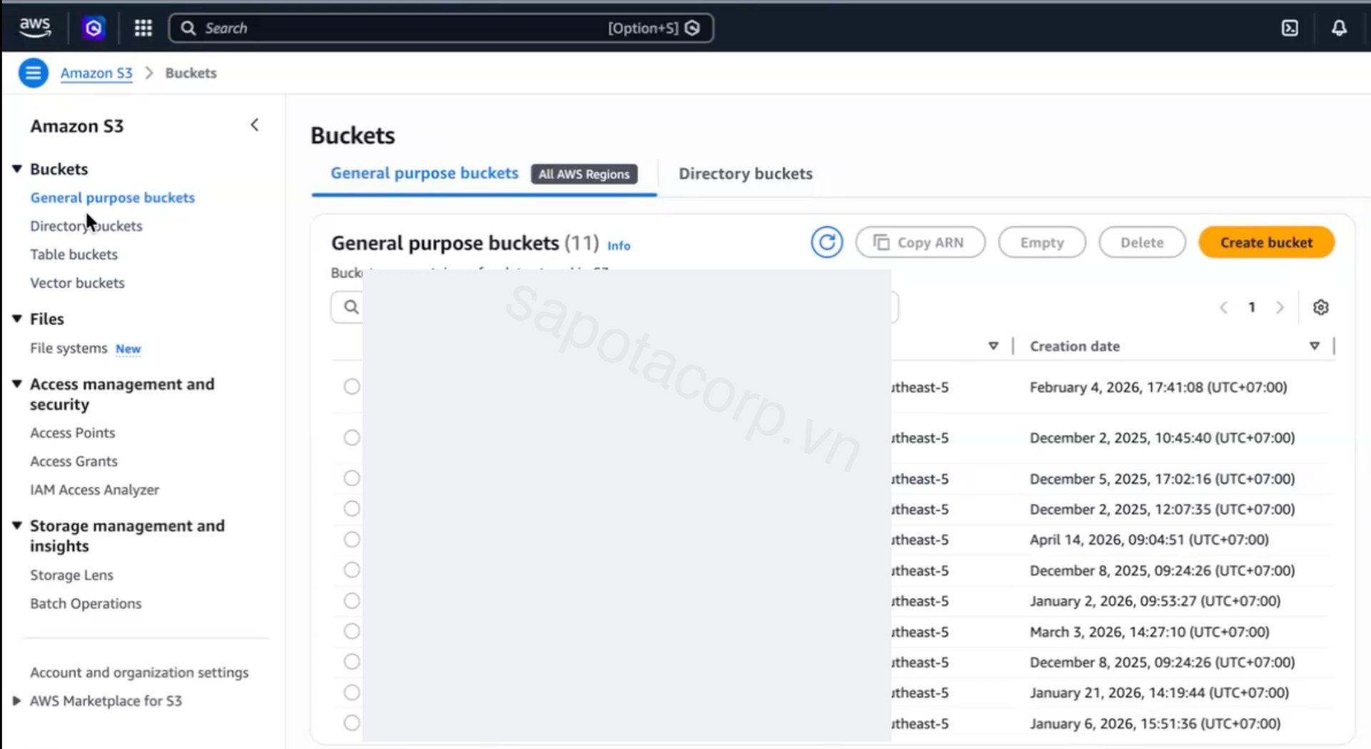 AWS S3 data lake bucket structure for fintech platform modernization