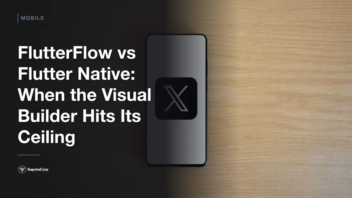 FlutterFlow vs Flutter Native: When the Visual Builder Hits Its Ceiling