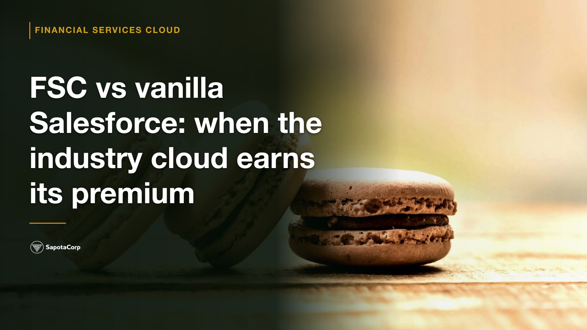 FSC vs vanilla Salesforce: when the industry cloud earns its premium