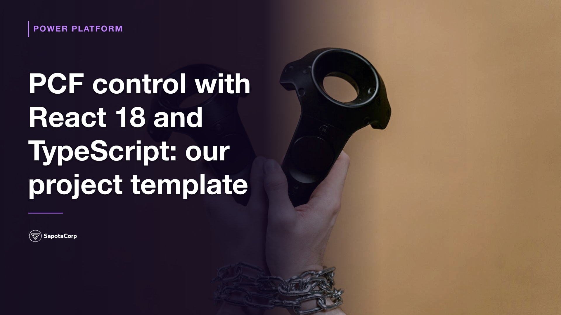 PCF control with React 18 and TypeScript: our project template