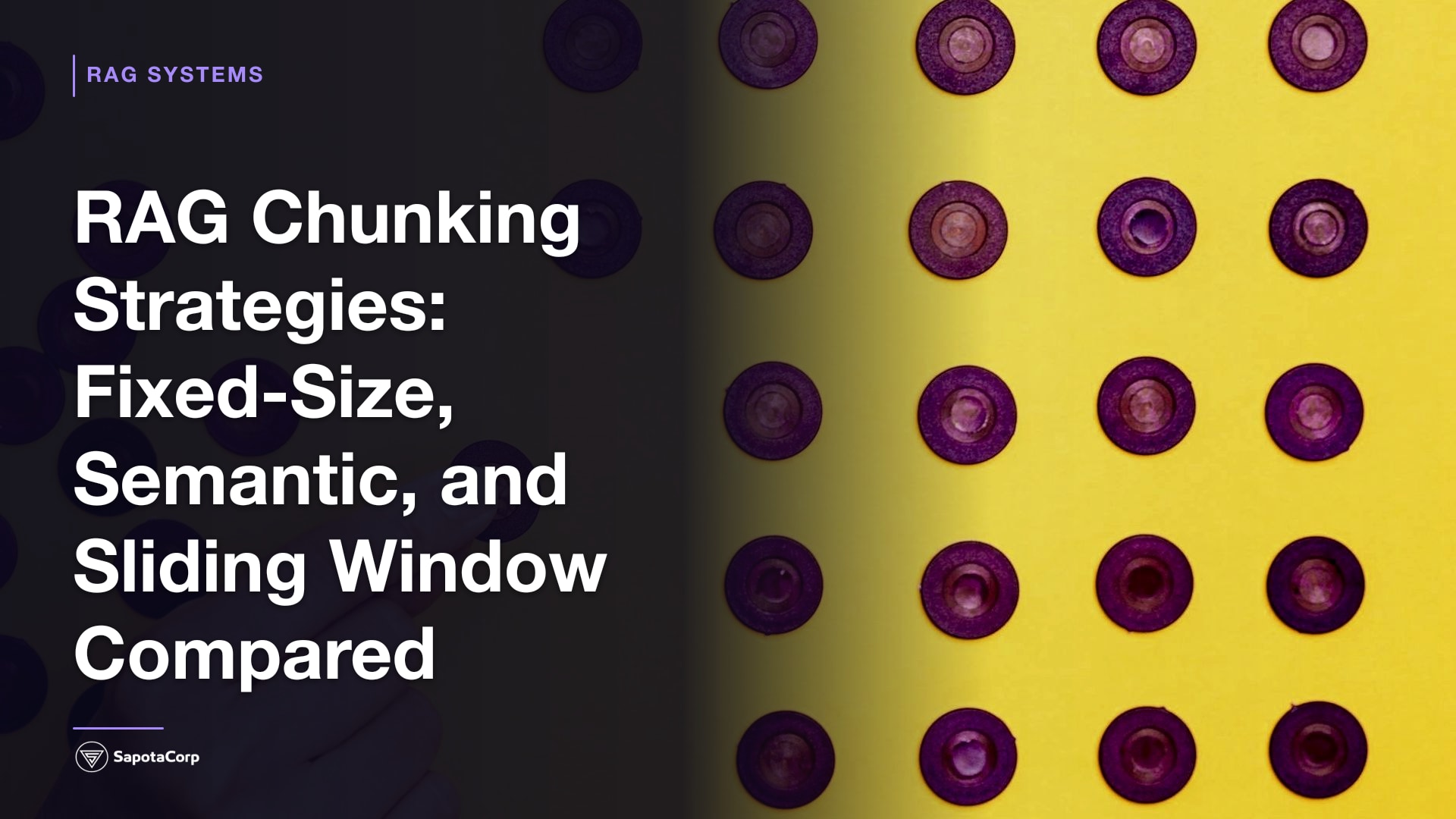 RAG Chunking Strategies: Fixed-Size, Semantic, and Sliding Window Compared