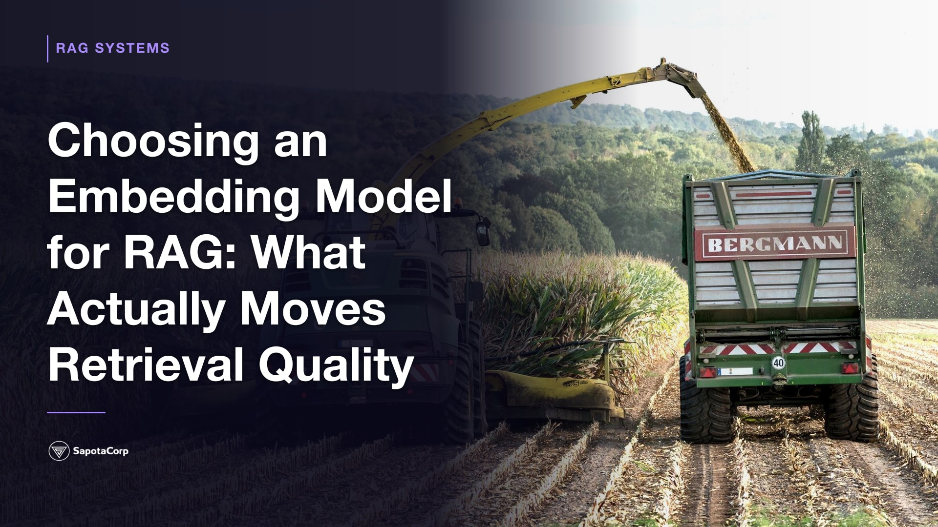 Choosing an Embedding Model for RAG: What Actually Moves Retrieval Quality