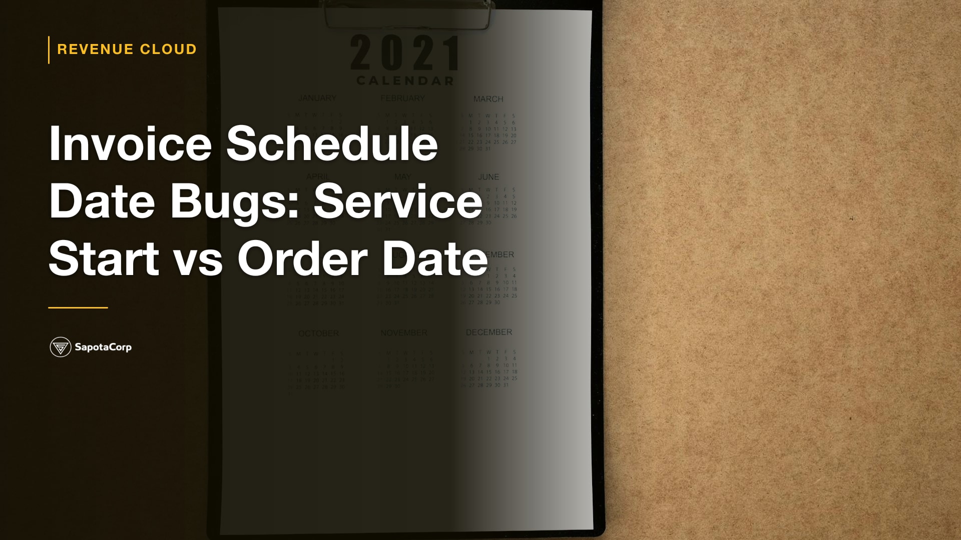 Invoice Schedule Date Bugs: Service Start vs Order Date