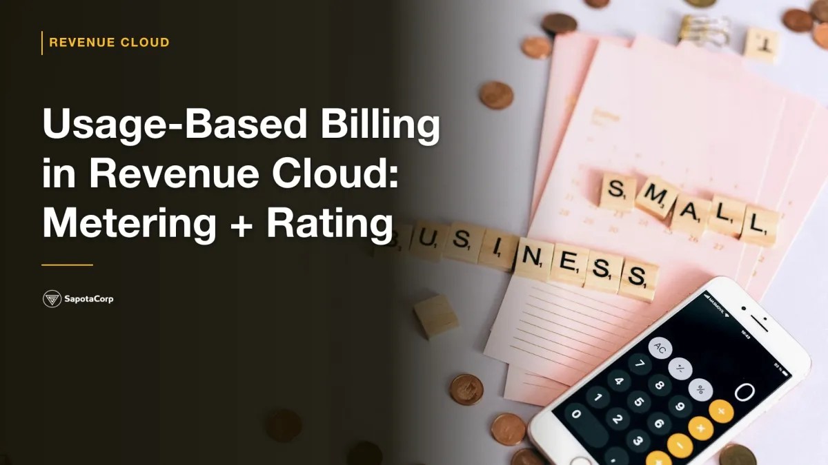 Usage-Based Billing in Revenue Cloud: Metering + Rating