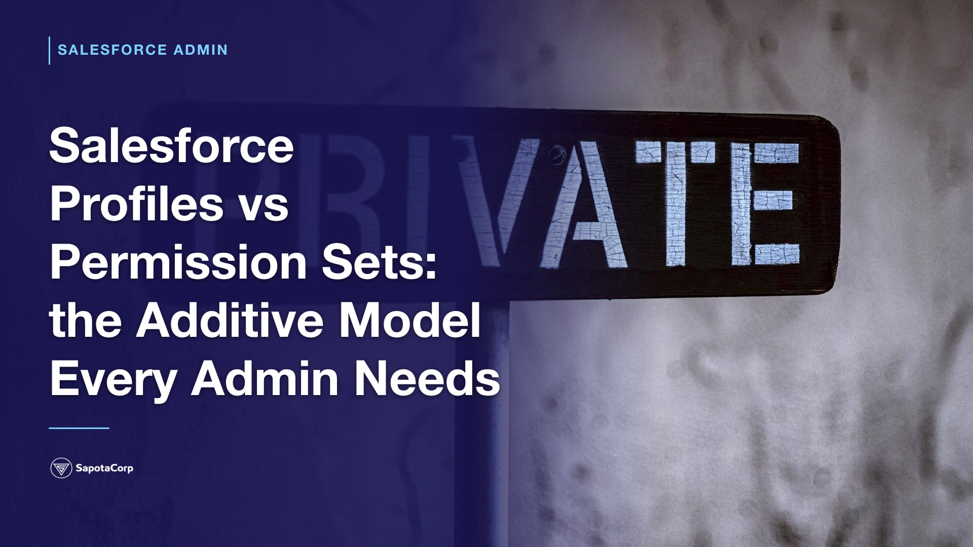 Salesforce Profiles vs Permission Sets: the Additive Model Every Admin Needs