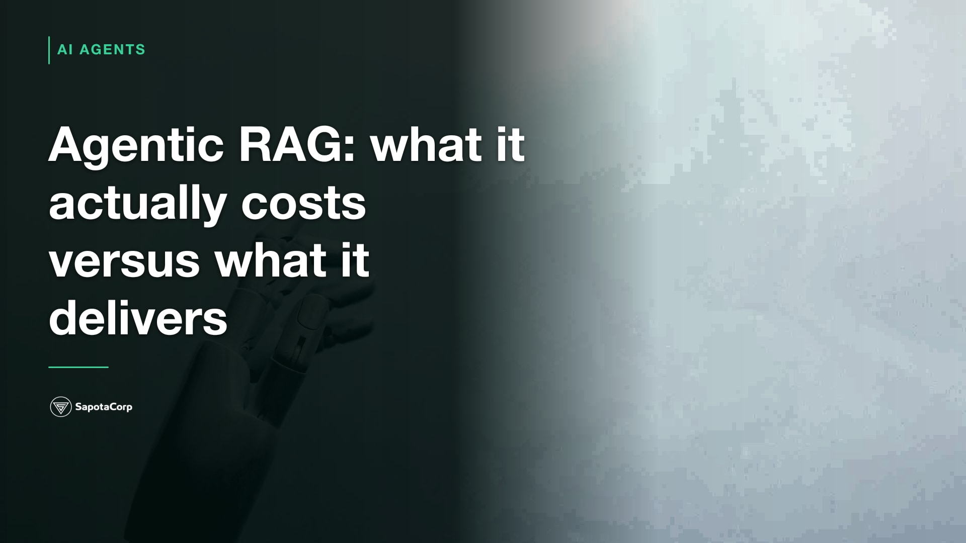 Agentic RAG: what it actually costs versus what it delivers