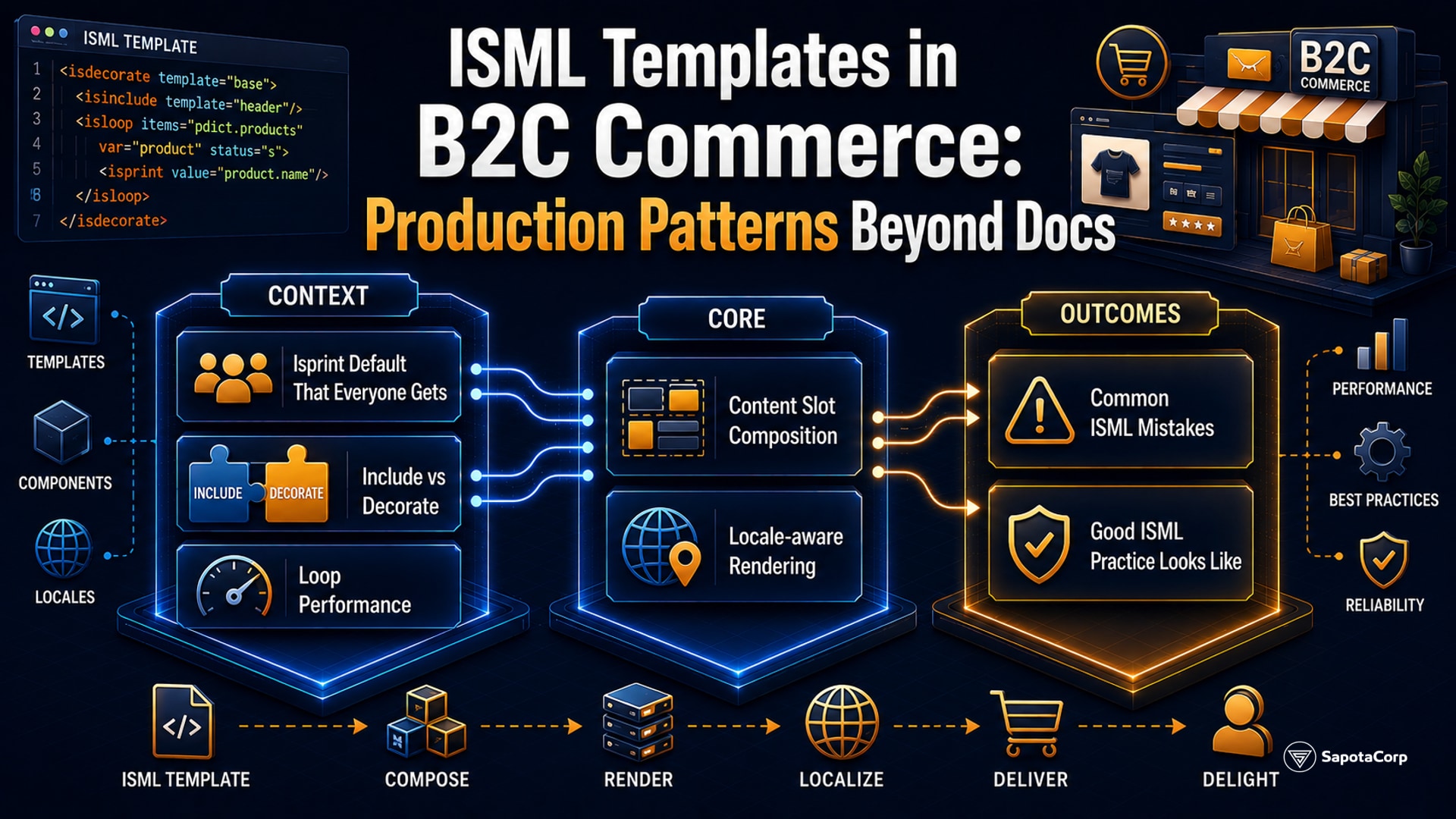 ISML Templates in B2C Commerce: Production Patterns Beyond Docs