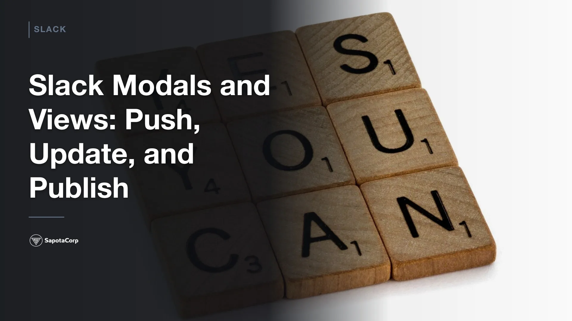 Slack Modals and Views: Push, Update, and Publish
