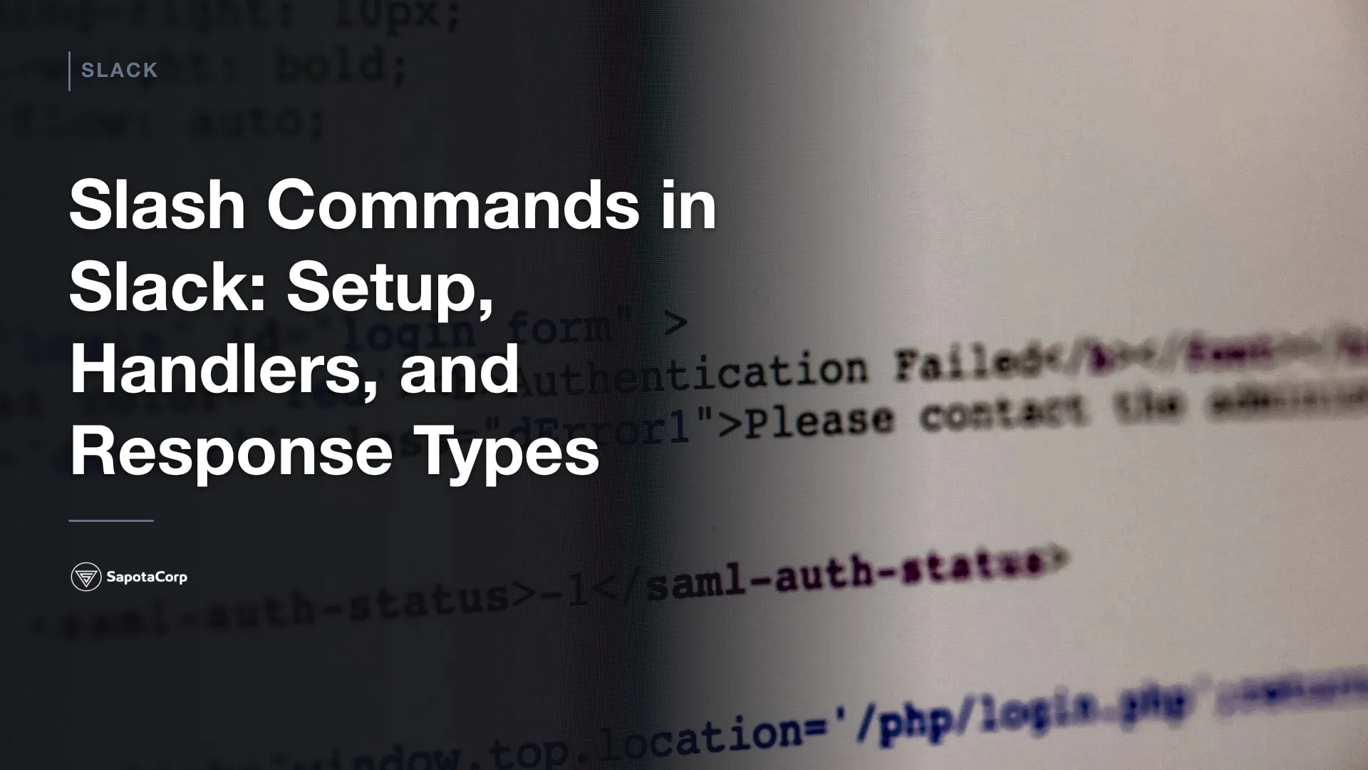 Slash Commands in Slack: Setup, Handlers, and Response Types